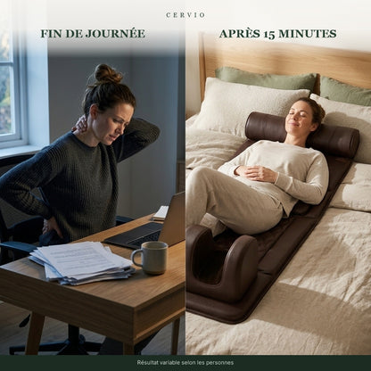 Matelas de Massage Cervical & Dos Intégral Cervio™