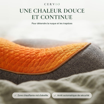 Coussin Cervical Massant Chauffant avec Traction Airbag CerviTraction